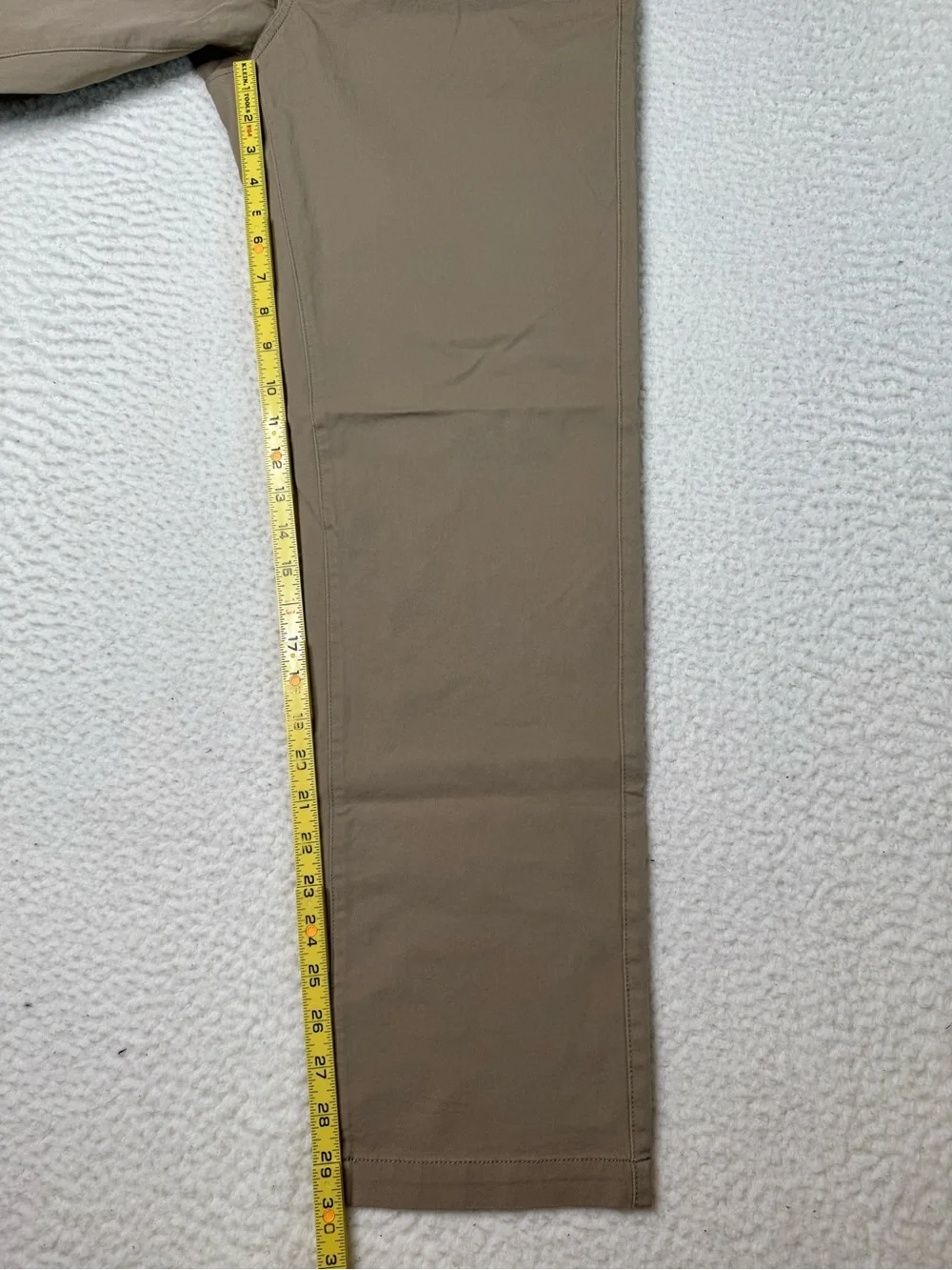 J. Crew Drawstring Pant in Stretch Cotton Blend Pants Khaki Men's Small CK691 - Picture 12 of 12